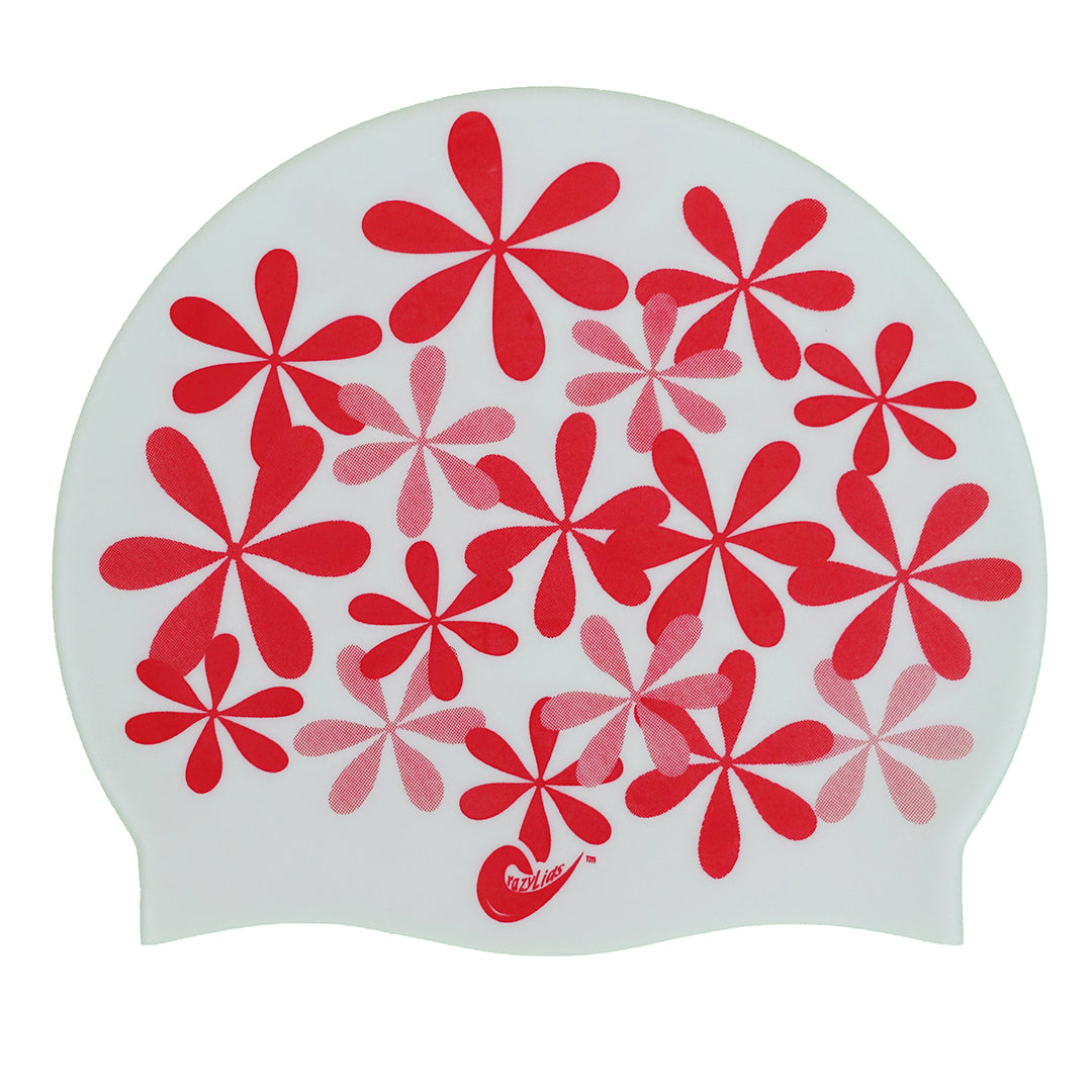 Groovy Flower White Red