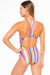 Neon Stripes Racerback