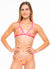 Neon Hibiscus Triangle Bikini